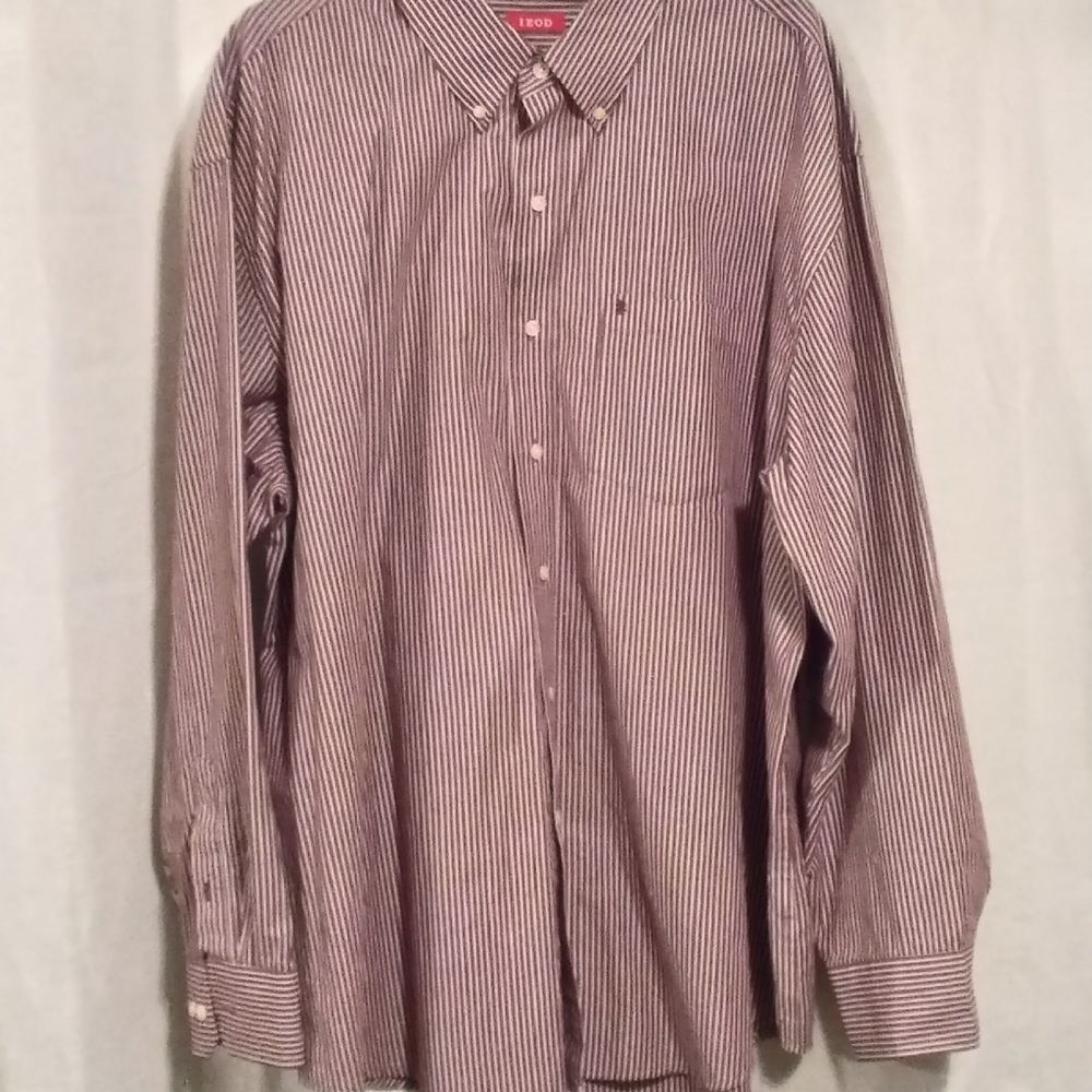 Mens long sleeve Izod shirt